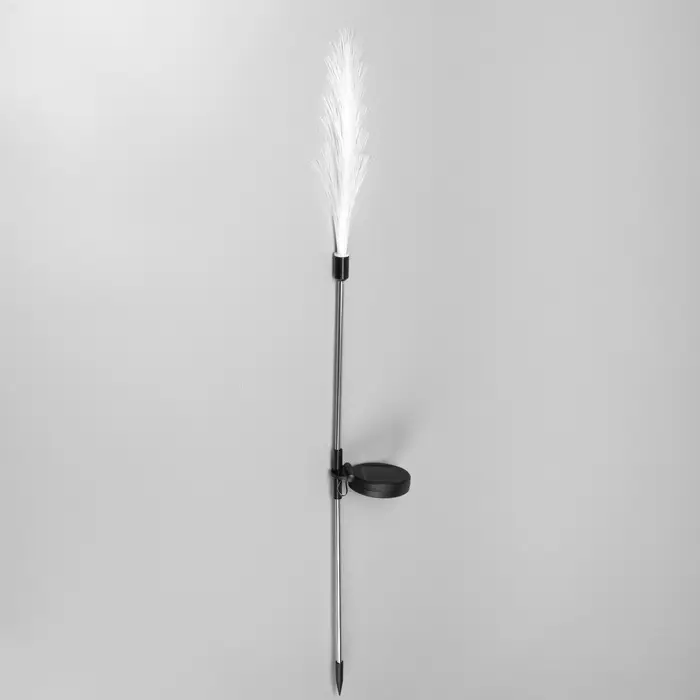 Садовый светильник &laquo;Колос&raquo;, уличный, на солнечной батарее, 85 см, 8 LED, свечение тёплое белое