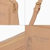 Сумка женская кросс-боди TEXTURA на молнии, 22&times;8&times;17 см, бежевая