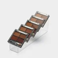 Горка для теней 4&times;24&times;7 см, 6 мест, оргстекло 2 мм, прозрачная