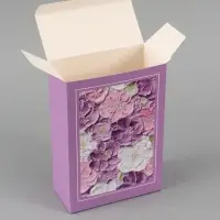 Коробка подарочная складная &laquo;Цветы&raquo;, 16&times;23&times;7.5 см