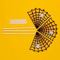 Топперы для торта «Паутина», 3 шт.