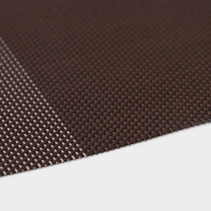 Салфетка сервировочная на стол «Настроение», 45×30 см, цвет коричневый