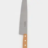 Нож кухонный Carbon поварской, лезвие 30 см, с деревянной ручкой