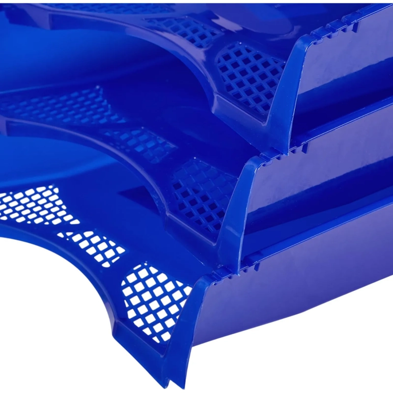 Лоток горизонтальный Офис Класс синий