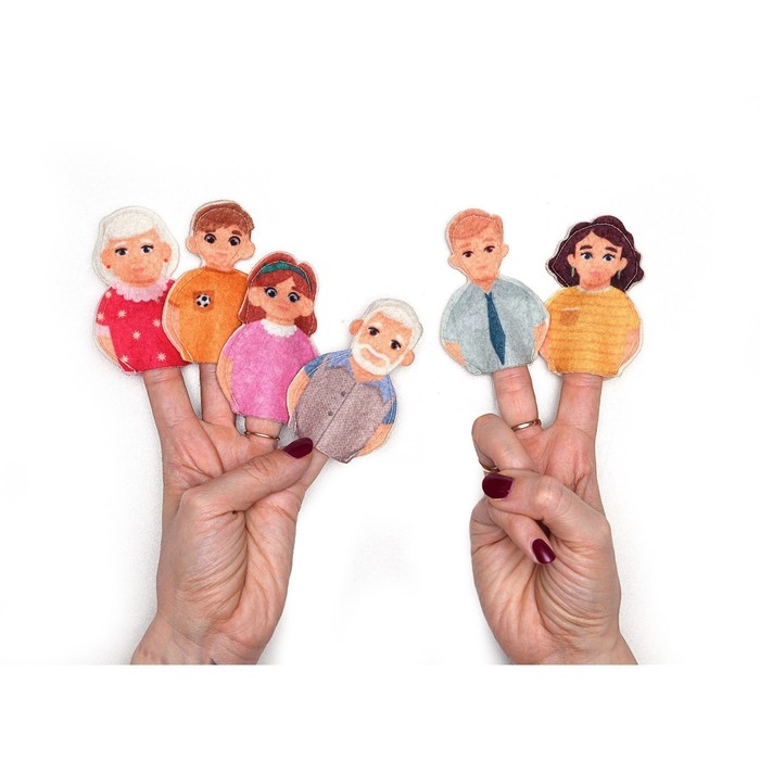 Игра-конструктор «Семья», 6 деталей, 9 см Игра-конструктор «Семья», 6 деталей, 9 см