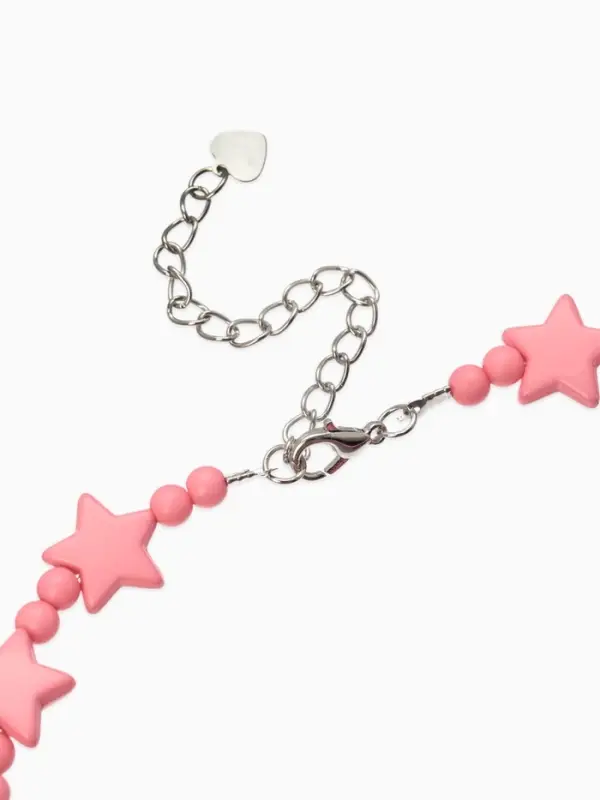 Бусы детские «Выбражулька. Звезды», набор 2 шт. розовые Бусы детские «Выбражулька. Звезды», набор 2 шт. розовые