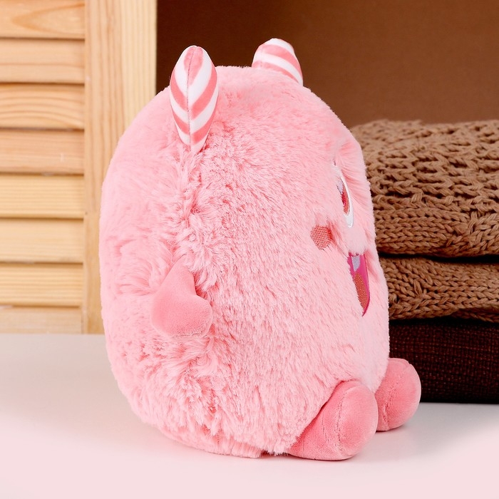 Мягкая игрушка «Монстрик», 19 см, цвет розовый Мягкая игрушка «Монстрик», 19 см, цвет розовый