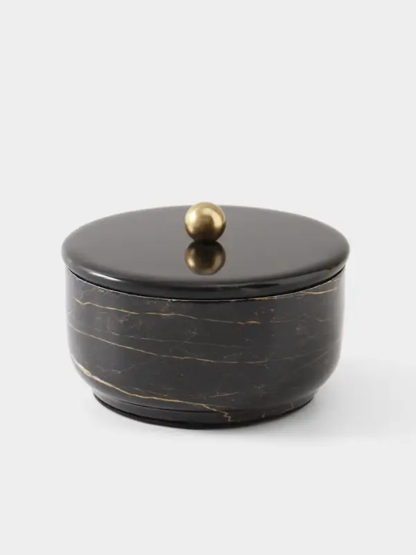 Конфетница с крышкой &laquo;Тёмный шоколад&raquo;, 11&times;11&times;7 см