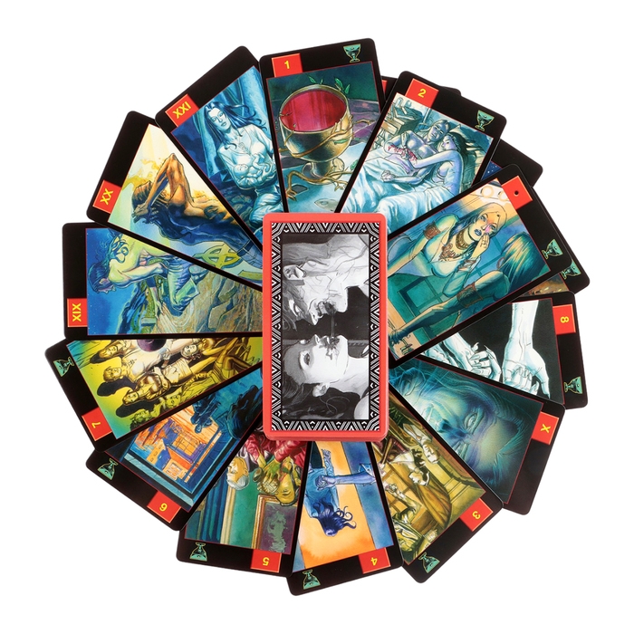 Карты Таро Карты Таро "Готическое Вампиров", 78 л, карта 6.6 х 12 см