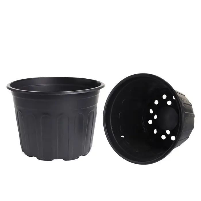 Горшок для рассады, 4 л, d=21 см, h=15 см, мягкий пластик, чёрный, Greengo Горшок для рассады, 4 л, d=21 см, h=15 см, мягкий пластик, чёрный, Greengo