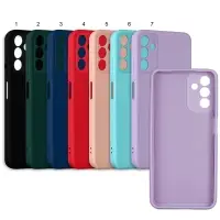 Чехол Samsung A04S цветной силикон