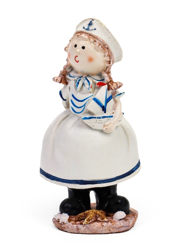 Фигура Фигура "Девочка морячка" 8х7х17,5см