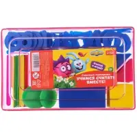 Счётный материал &laquo;Учимся считать&raquo;, 130 элементов в наборе, Смешарики, МИКС