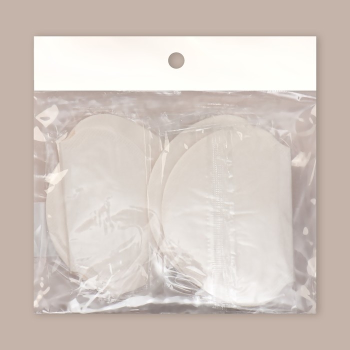 Набор защитных вкладышей для подмышек, самоклеящиеся, 6 пар, цвет белый Набор защитных вкладышей для подмышек, самоклеящиеся, 6 пар, цвет белый