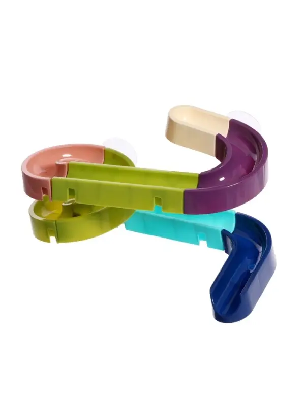 Трек для игры в ванной &laquo;Утиная горка&raquo;, на присосках, крепится на стену