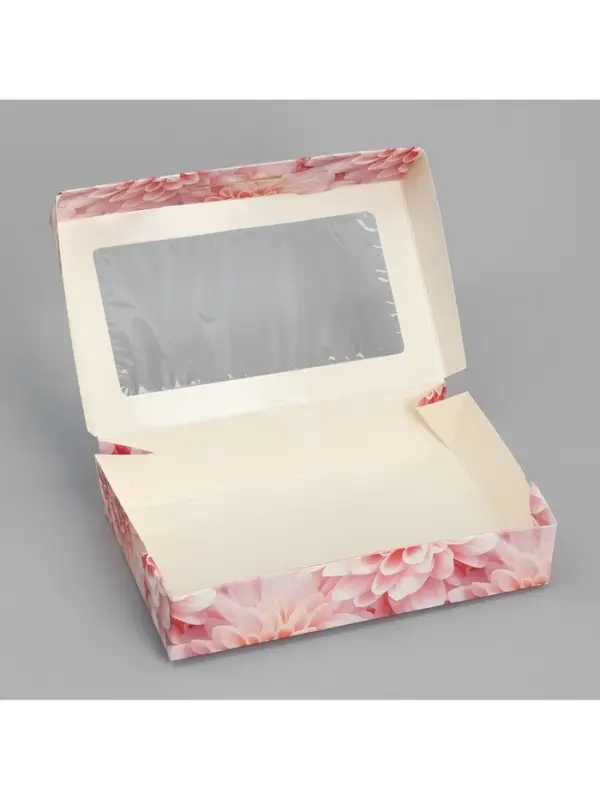 Кондитерская упаковка, коробка с ламинацией &laquo;Beauty&raquo;, 20&times;12&times;4 см