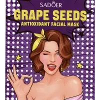 Маска тканевая антиоксидантная для лица с маслом косточек винограда, 25 г