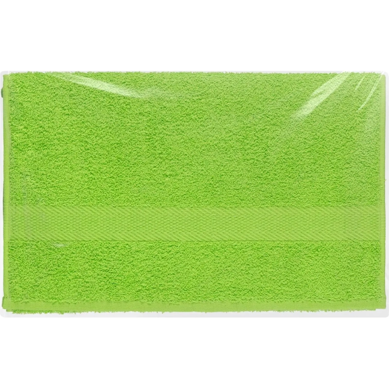 Набор полотенец махровых бордюр 440 г/м2, 70х140 салатовый, 5шт