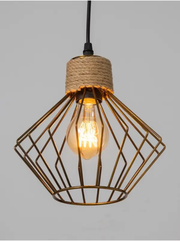 Светильник &laquo;Чертеж&raquo; 1&times;40 Вт Е27 медь 20&times;20&times;20 см