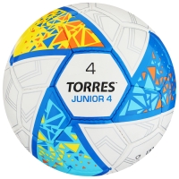 Футбольный мяч TORRES Junior-4, F323804, ручная сшивка, 32 панели, р. 4, PU