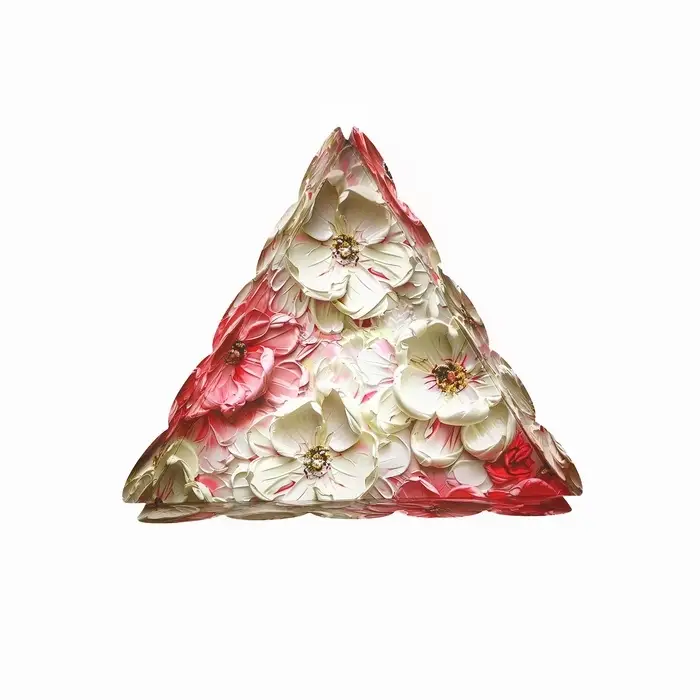 Коробка для кондитерских изделий с пластиковой крышкой «Розовые цветы», 18 х 3 см