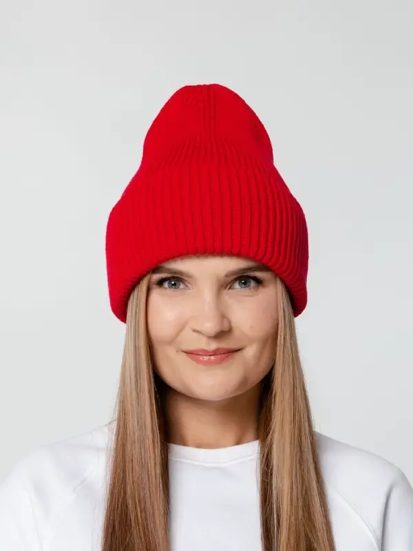 Шапка Flette, красная (алая) Шапка Flette, красная (алая)