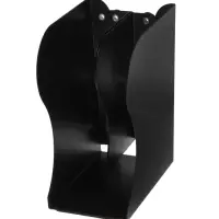 Подставка для книг раздвижная 3 отделения, металл, черная