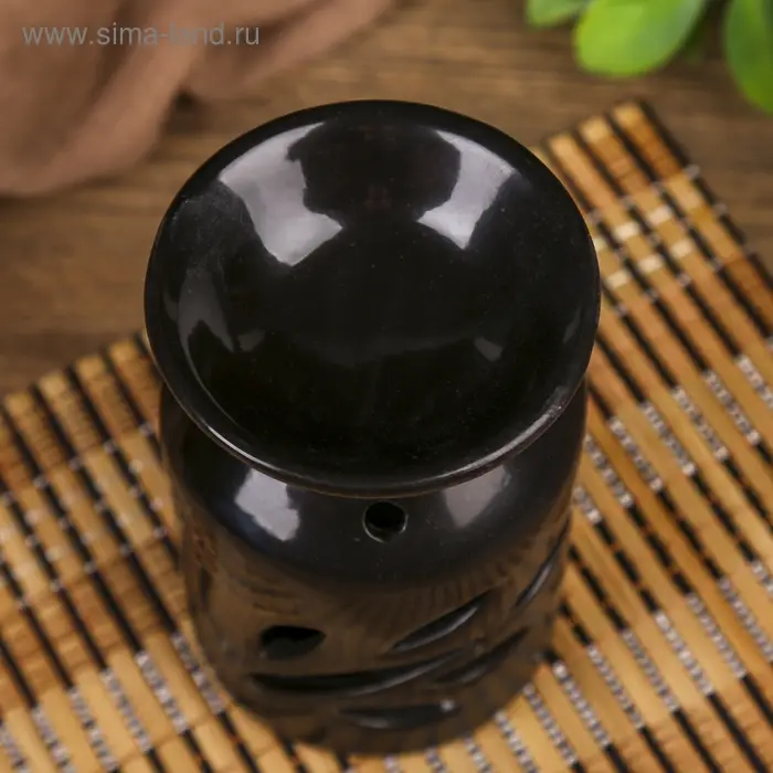 Аромалампа для эфирных масел &laquo;Веточка с листьями&raquo;, керамика, 11&times;7&times;7 см, МИКС