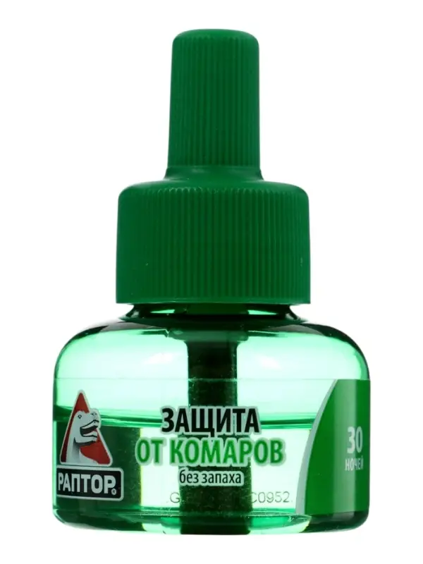 Комплект Раптор фумигатор + жидкость без запаха, 30 ночей