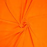Ткань для рукоделия, велюр на трикотажной основе, оранжевый, лоскут 100&times;180 см