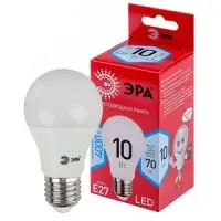 Лампа светодиодная LED 10 Вт 800Лм 4000К груша нейтральный E27 220-240В LED A60-10W-840-E27 Red Line