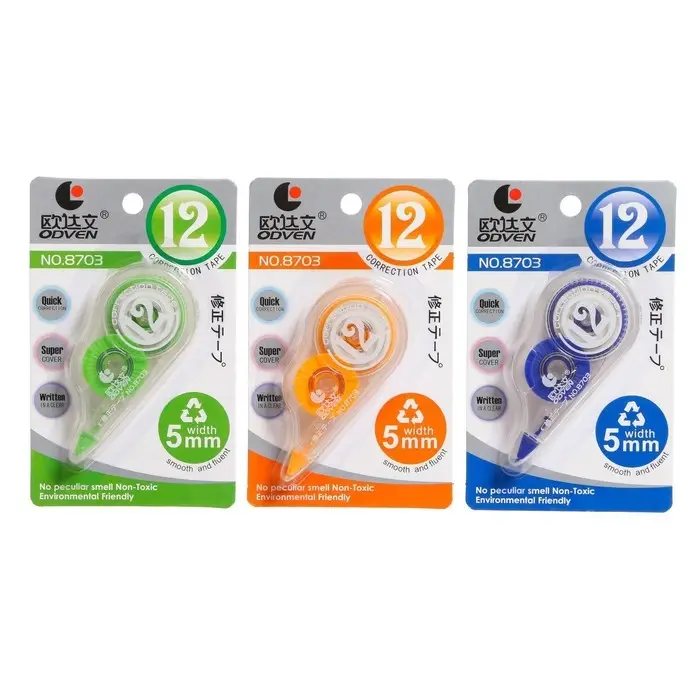 Корректор-лента, 7 м х 5 мм, с держателем, блистер, европодвес Корректор-лента, 7 м х 5 мм, с держателем, блистер, европодвес