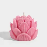 Свеча фигурная формовая &laquo;Лотос&raquo;, 5&times;5&times;6 см, соевый воск