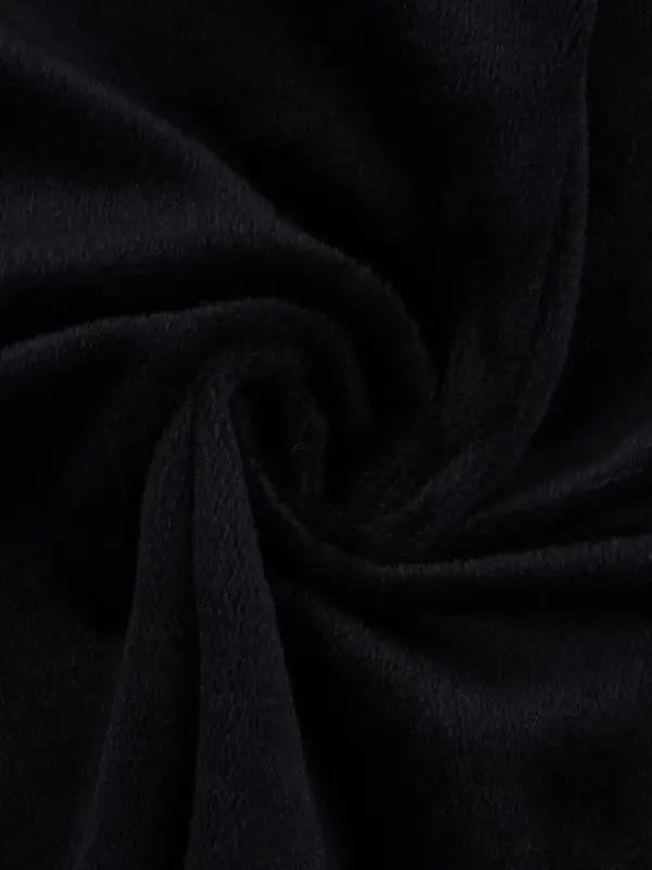 Лоскут плюш, 50&times;50 см, 220 г/м, чёрный №102