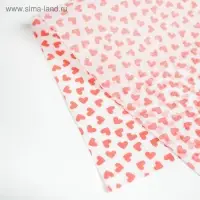 Бумага упаковочная тишью «Little hearts», 50 х 70 см