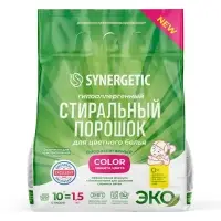 Стиральный порошок Synergetic Color, гипоаллергенный, 1.5 кг