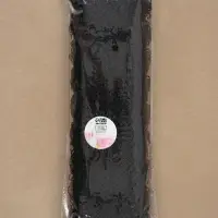 Кружево гипюровое, 80 мм, 6.8&plusmn;0.5 м, цвет чёрный