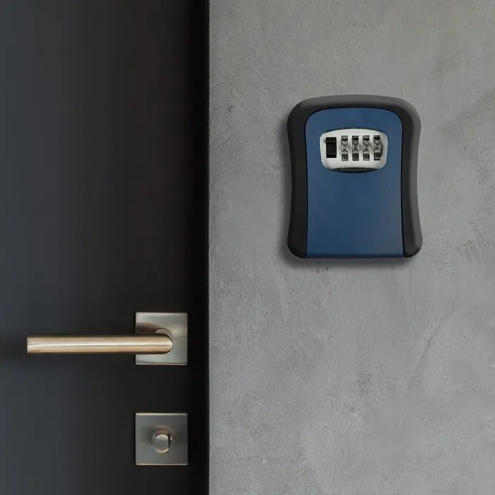 Сейф-ключница кодовая ТУНДРА LIGHT, темно-синий