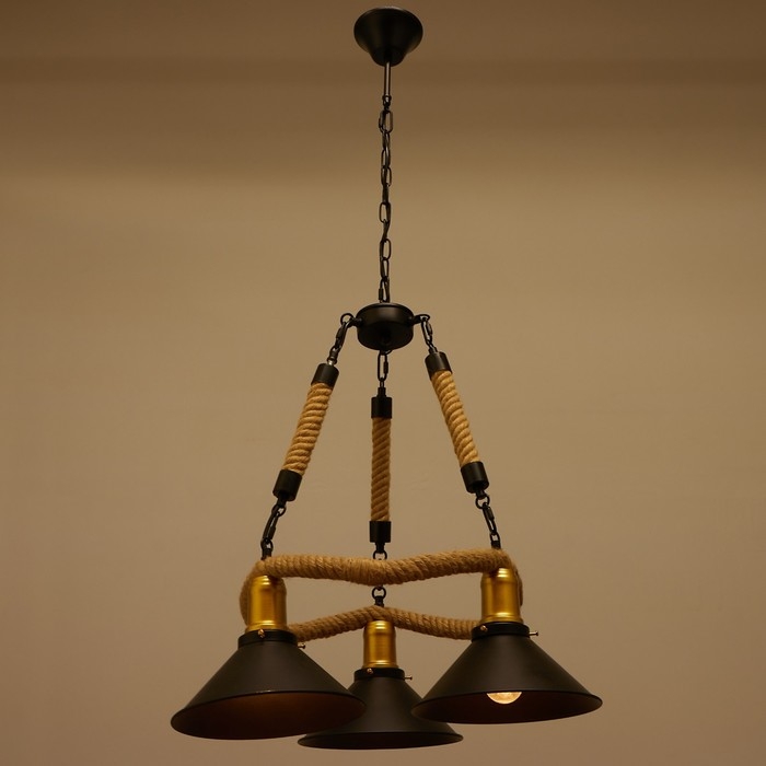 Люстра 1358/3 E27 40Вт черный 47х47х95 см BayerLux