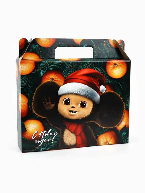 Подарочная коробка для конфет, Чебурашка