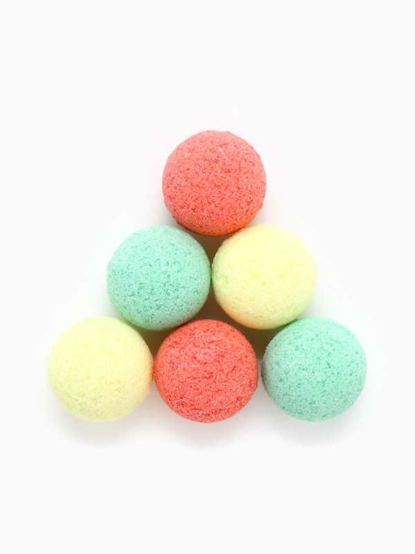 Набор бомбочек для ванны в пакете Набор бомбочек для ванны в пакете "Волшебство внутри", 6 шт по 20 гр, яблочный штрудель