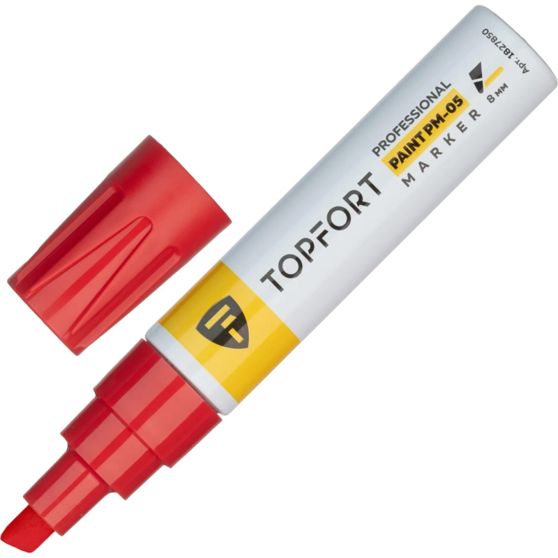 Маркер лаковый Topfort Paint 8 мм красный