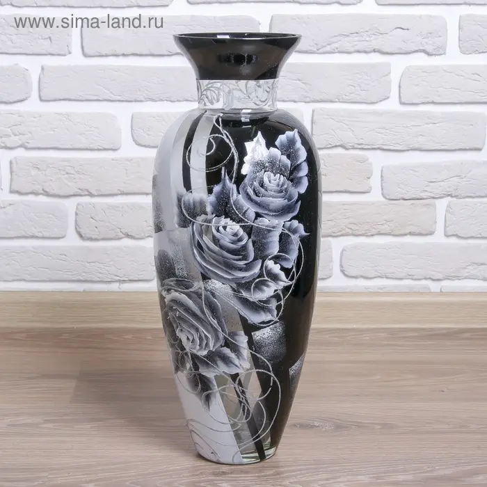 Ваза &laquo;Скарлет&raquo;, 14&times;17&times;49 см, стекло