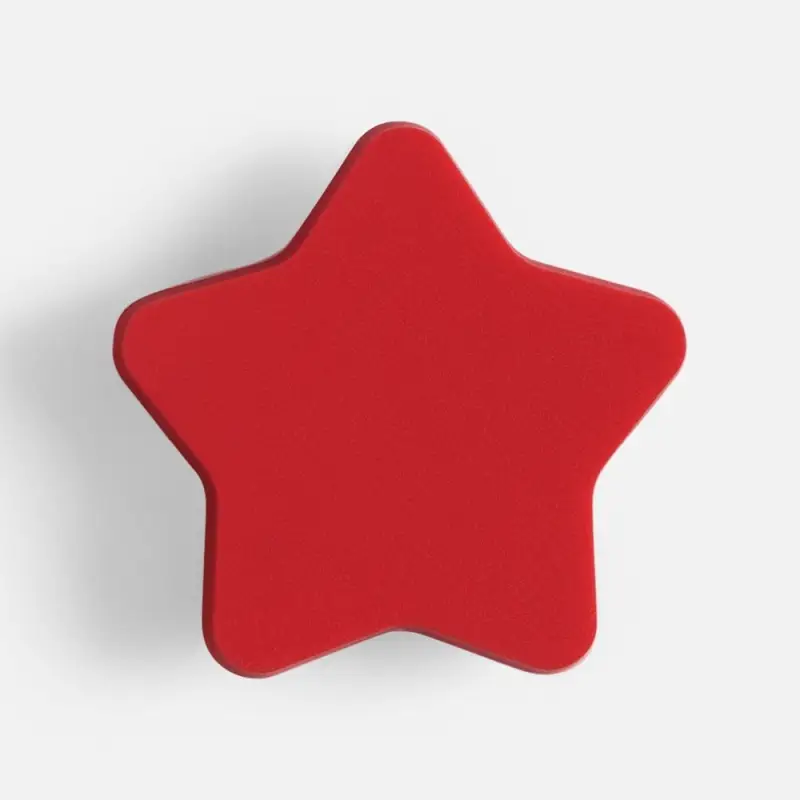 Джибитс из ПВХ &laquo;Звезда&raquo;, красный