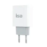 Сетевое зарядное устройство с кабелем USB на Type-C 2.4A HS26 ISA белое