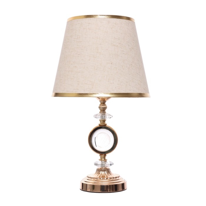 Настольная лампа с подсветкой Настольная лампа с подсветкой "Рунди" Е27 40Вт золото 24х24х41 см