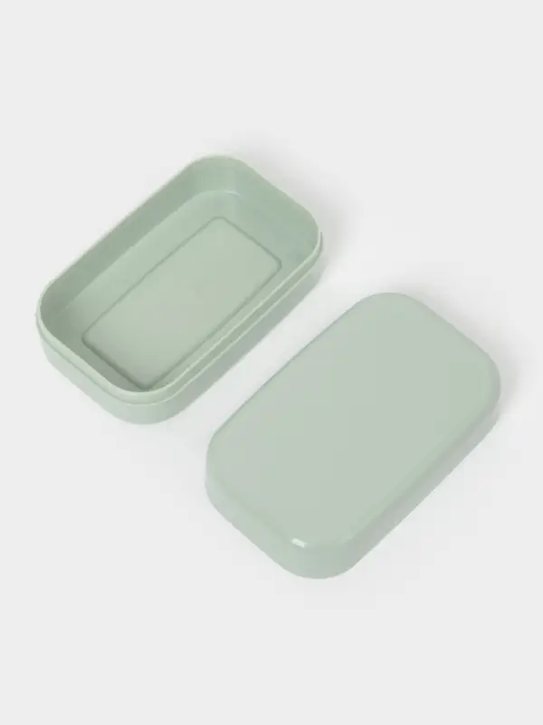 Дорожный набор, 3 предмета, мыльница, стакан, футляр для зубной щётки, МИКС