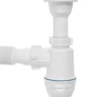 Сифон для мойки ZEIN, 1 1/2&rsquo;&rsquo;, с гибкой трубой 40*50мм, литой выпуск