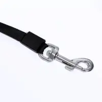 Рулетка &laquo;Стиль&raquo;, 5 м, вес животного до 25 кг, под кожу, чёрная, серая