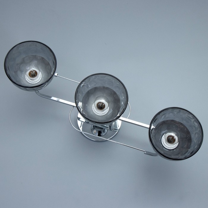 Люстра Люстра "Аквила" 3хЕ27 40Вт хром 45х15х22 см BayerLux